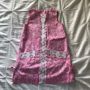 Pink Lilly Pulitzer Girls Classic Shift Dress